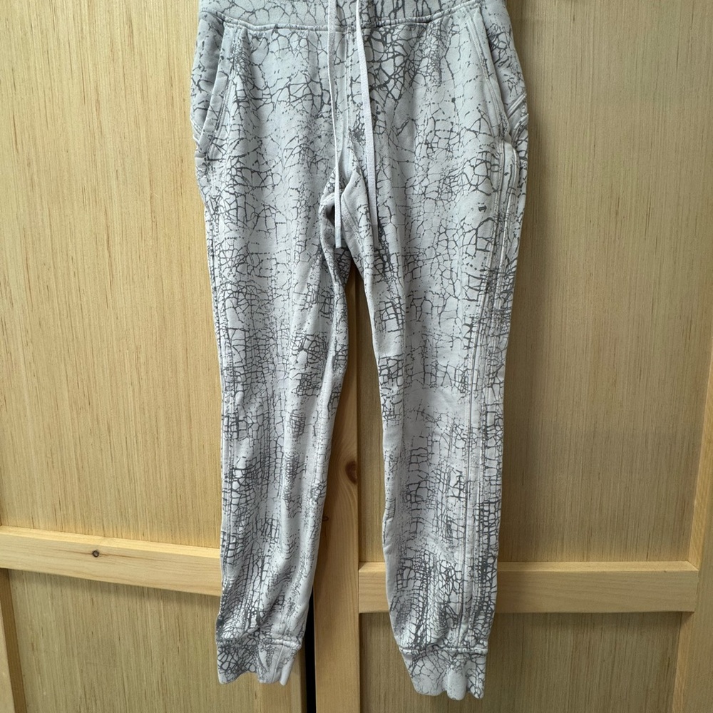 lululemon athletica Gray Patterned Joggers